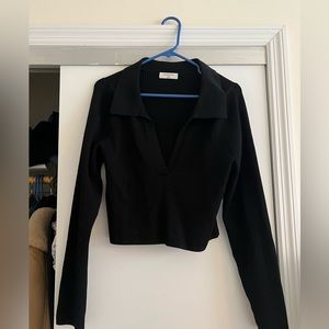Aritzia Babaton Knit Cropped Polo Sweater, 2XL